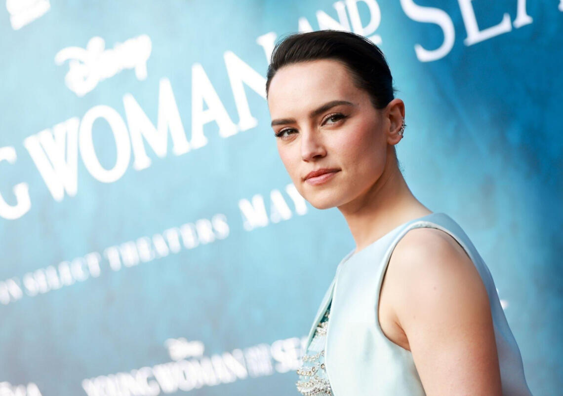 Daisy Ridley and her husband, Tom Bateman, at the SAG-AFTRA conversations about Magpie in New York